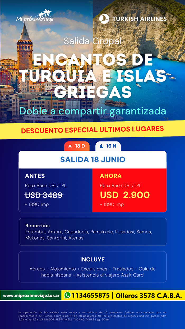 TARIFA ESPECIAL TUCANO SALE
